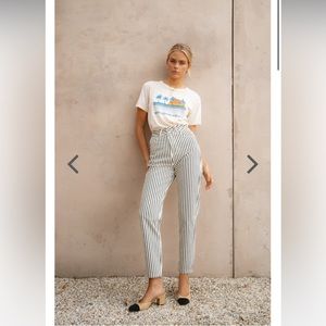 VRG GIRL STRIPED PANTS 90s Uk sizing